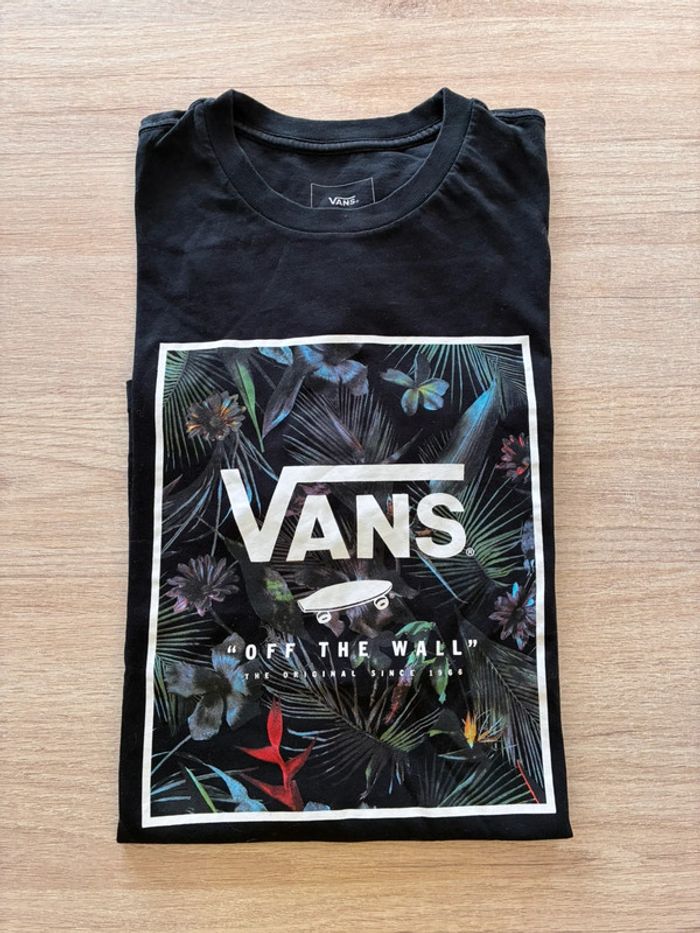 T-shirt Vans style skater, noir, taille M, homme