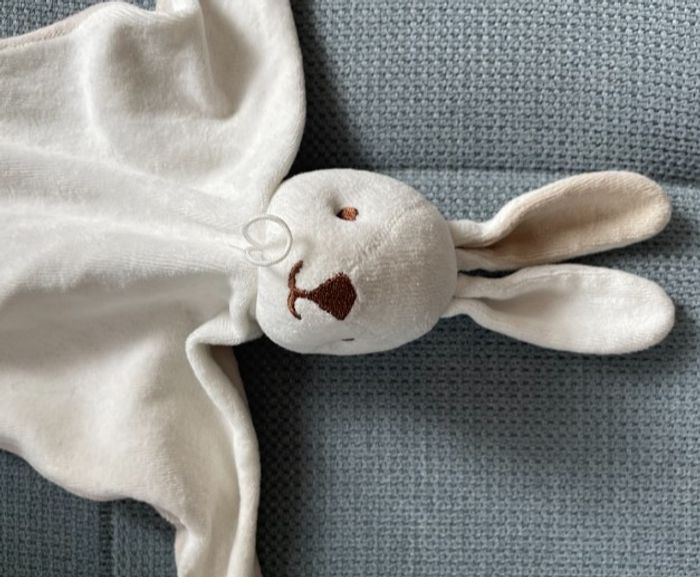 Peluche Doudou lapin Made in France Neuf - photo numéro 3