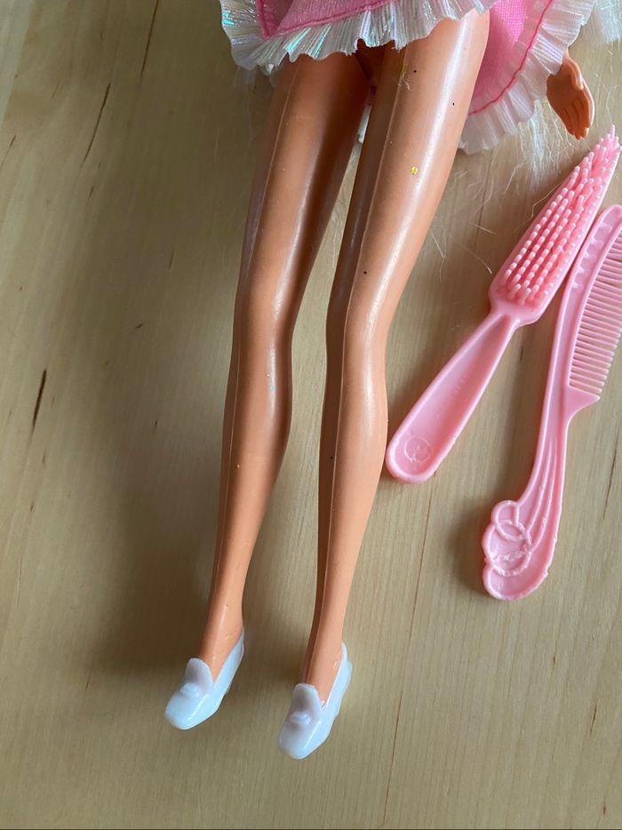 Barbie Mattel poupée 1995 rose pink foam n color - photo numéro 5