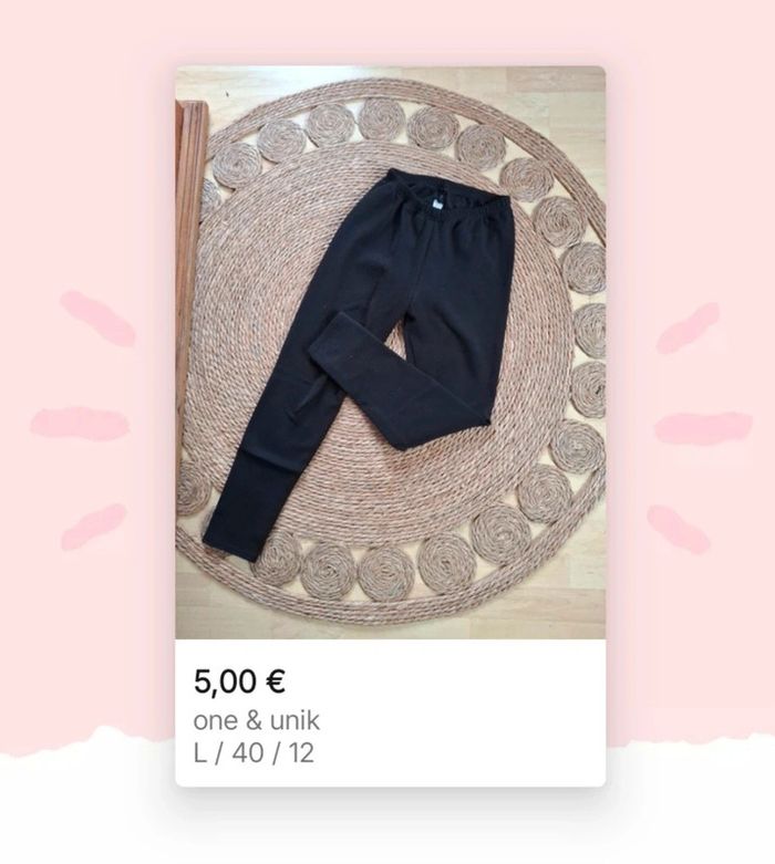 Leggings chaud One & Unik taille 40 - photo numéro 2
