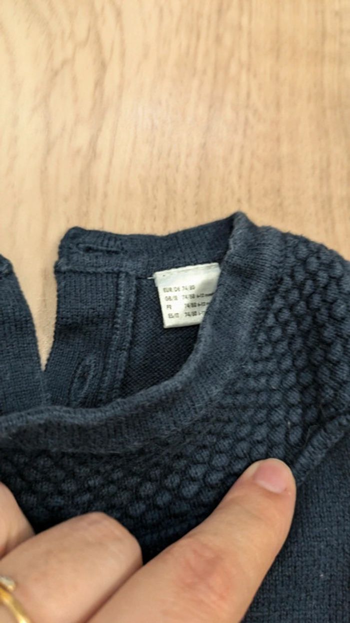 Robe Pull Bleu Marie 12-18 Mois - photo numéro 6