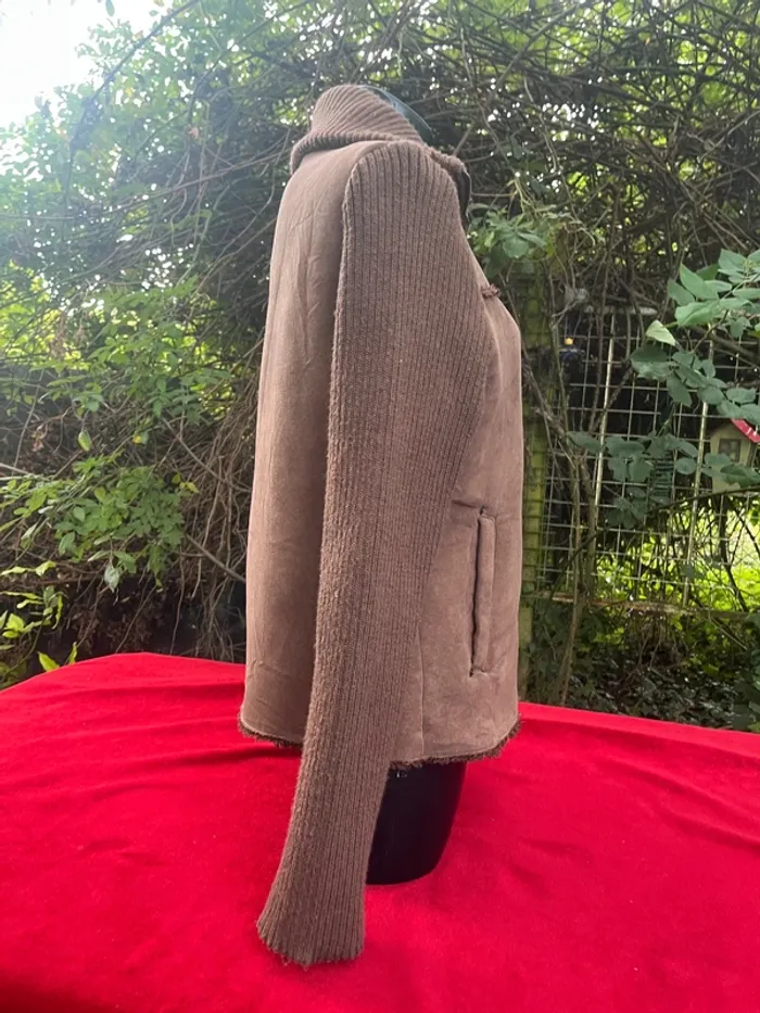 Veste marron doublée polaire IDPDT – Taille XL Automne - photo numéro 5