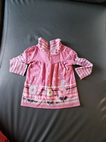 Tee-shirt manche longue 12 mois fille