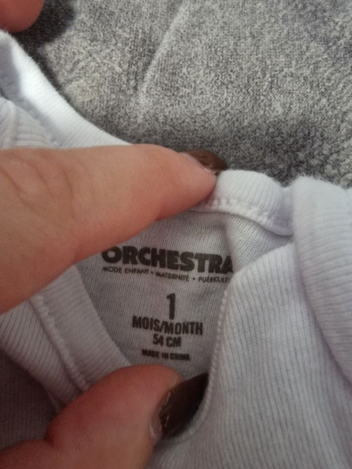 Bodi blanc à manche longue - photo numéro 2