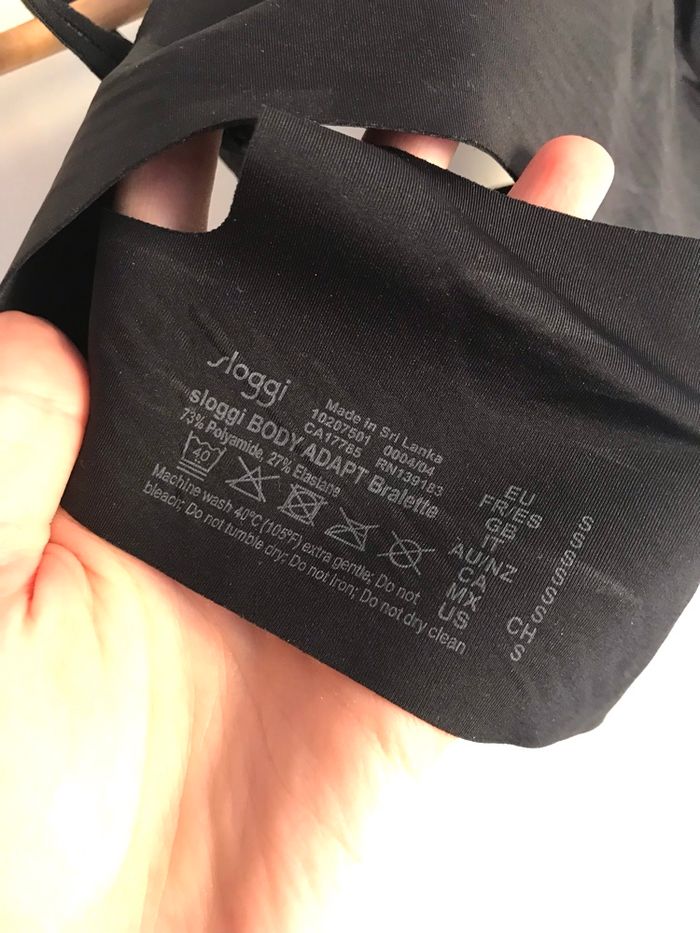 Bralette noire Sloggi taille 34/36 neuve jamais portée - photo numéro 3