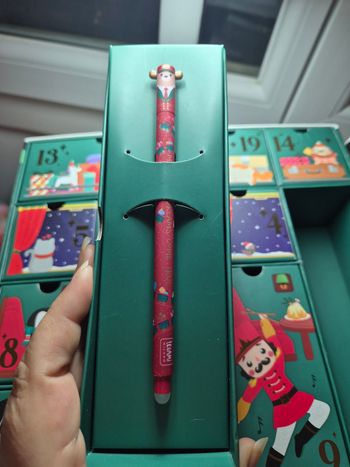 Stylo legami édition limitée noel 2026 ourson conducteur de train