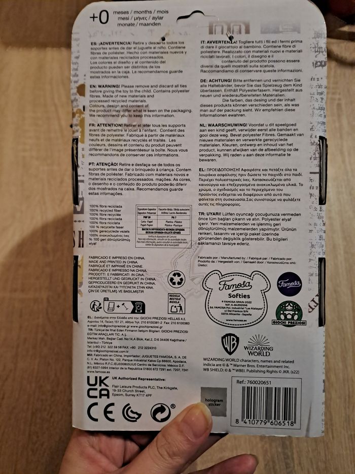 Peluche harry potter neuf - photo numéro 3