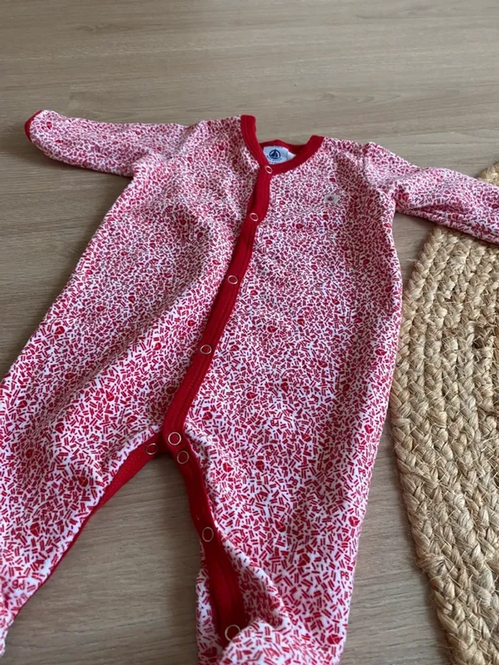 Pyjama à motifs rouge - photo numéro 2