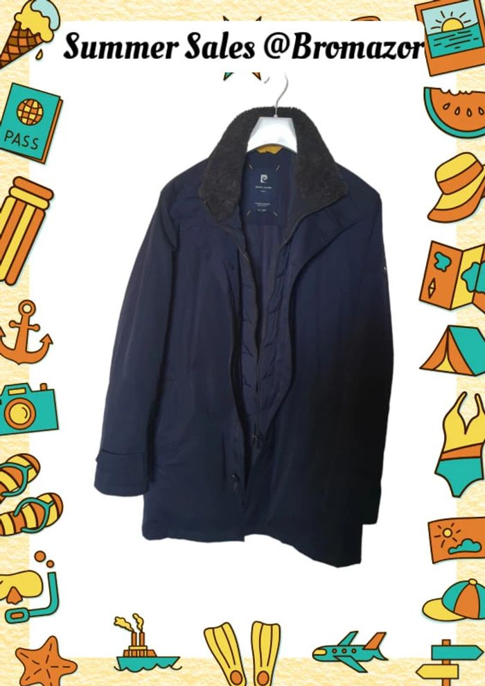 Imperméable bleu marine vintage Pierre Cardin taille 54 EU (2XL)