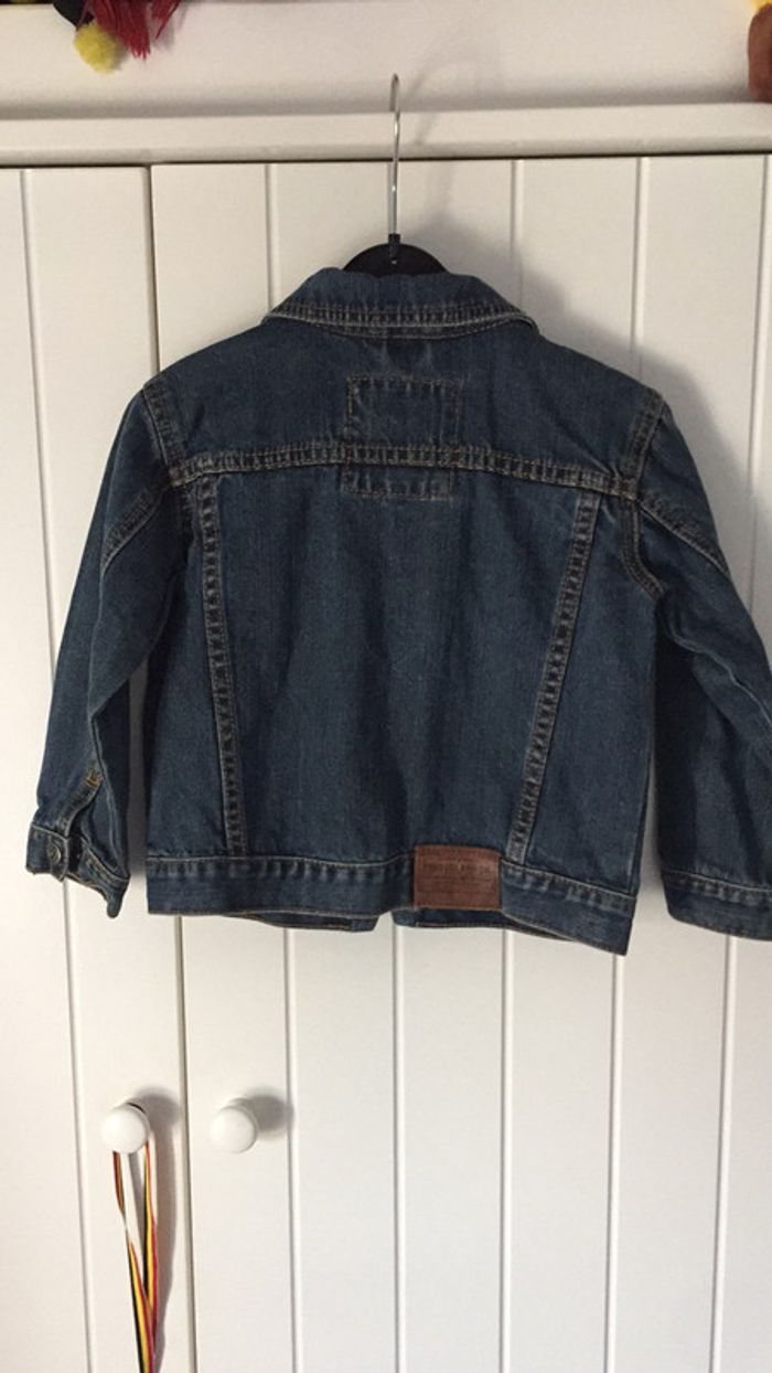 Veste jeans bleu foncé Timberland 92cm - photo numéro 2