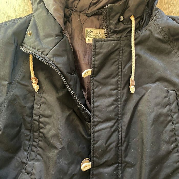 Vans Manteau Duffle Coat imperméable Noir Femme Exclusive Vintage Joel Tudor Collection très bon état (Taille S) - photo numéro 9