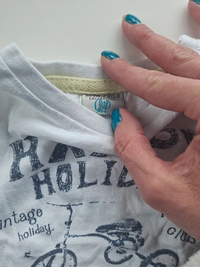 Lot 2 tee-shirts 12 mois Devil Child - photo numéro 3