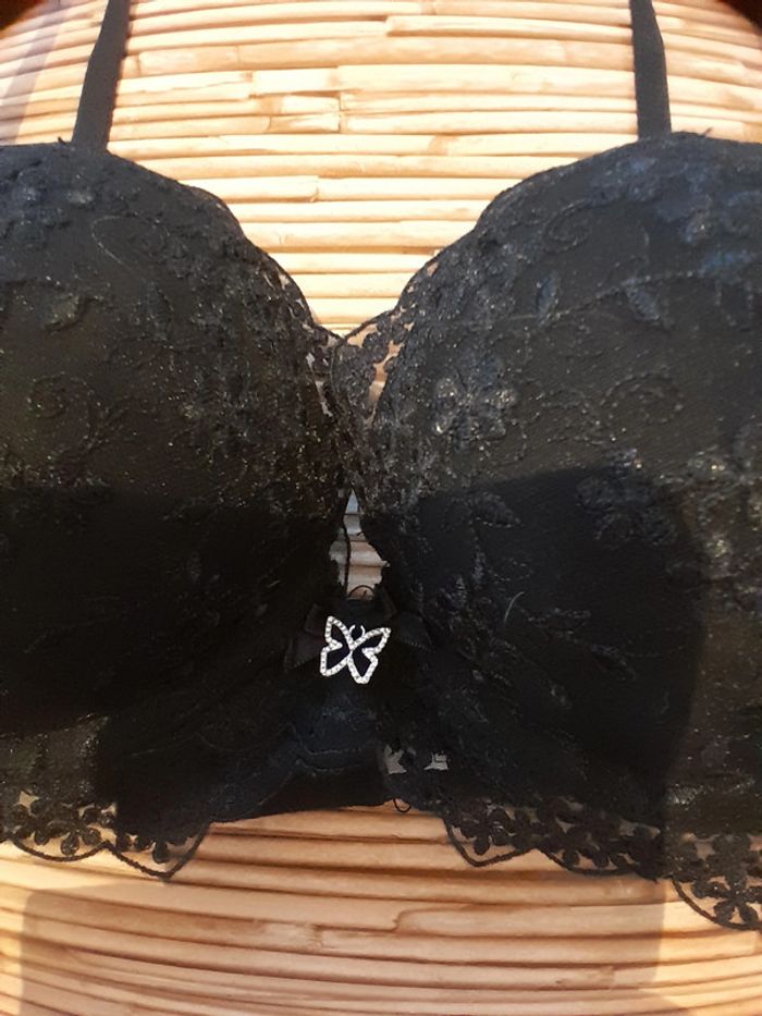 Soutien gorge noir, taille 75B, Marque Ensored - photo numéro 2