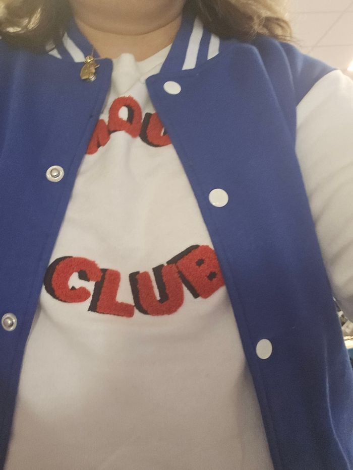 Teddy bleu et blanc homme xl