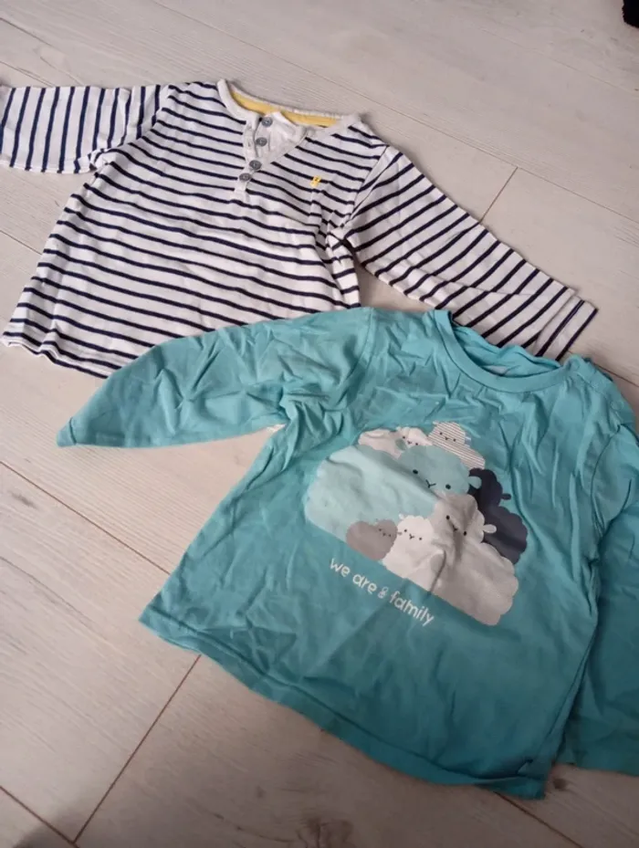 Lot 5 tee shirts Okaïdi 18 mois - photo numéro 3