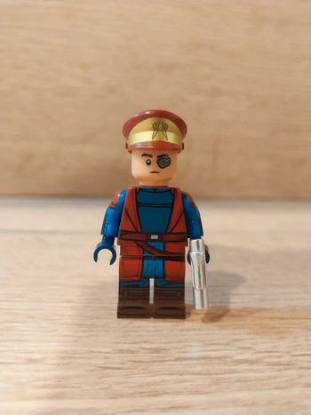 Figurine type lego custom Typho Capitaine des gardes de sécurité de Naboo star wars