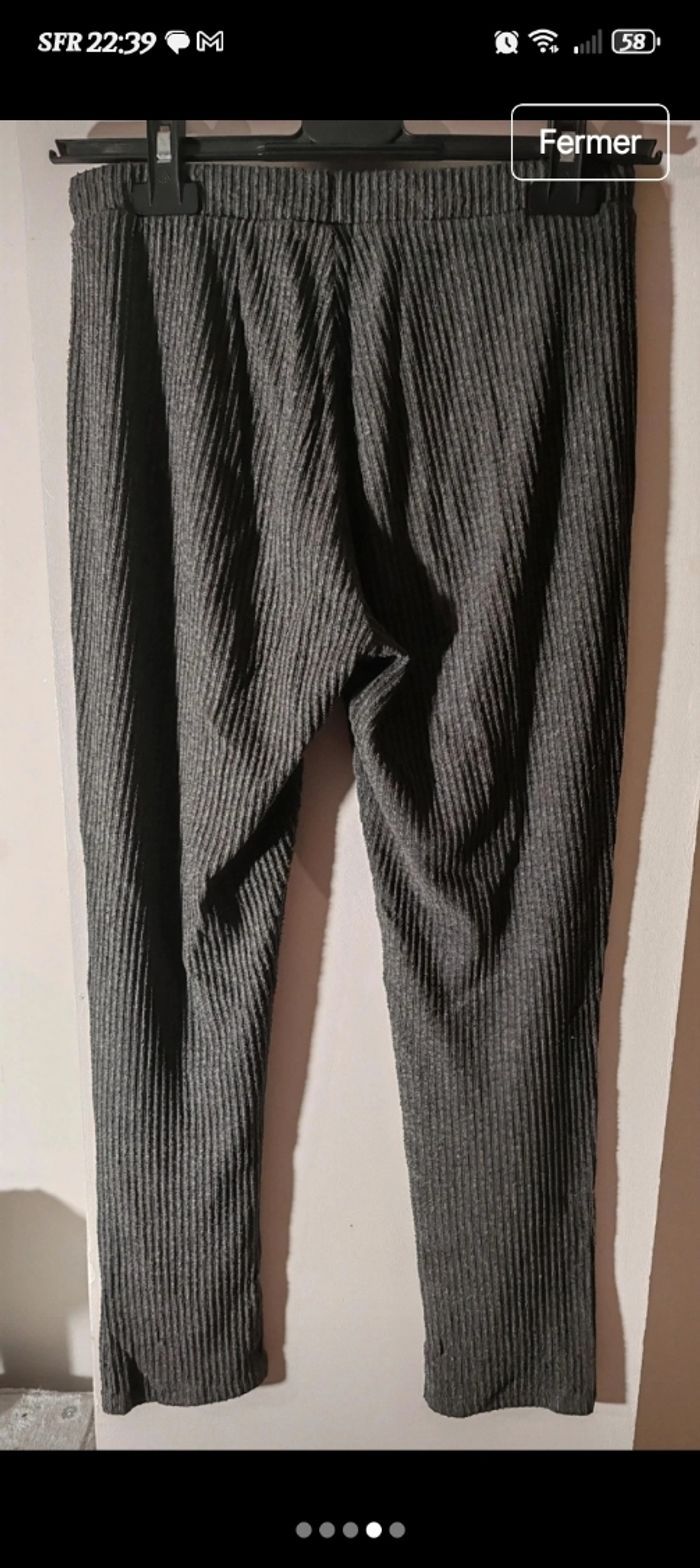 Pantalon doux gris - photo numéro 4