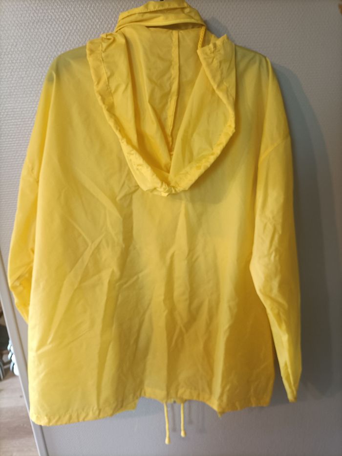 Veste imperméable K-WAY jaune avec capuche - photo numéro 5
