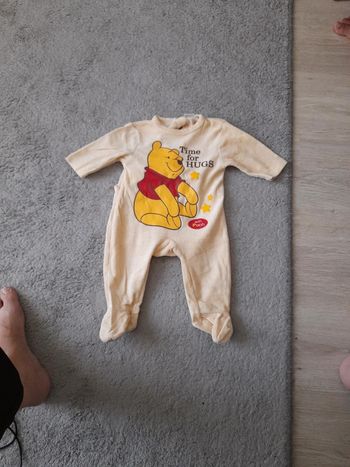Pyjama velours winnie 3 mois