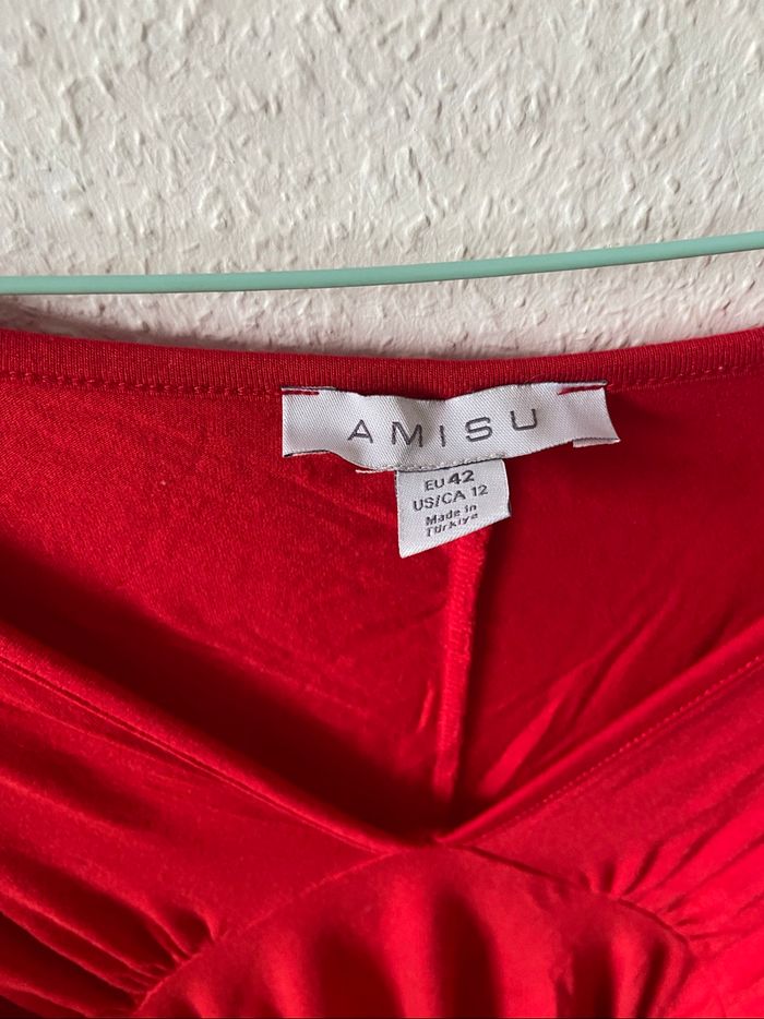 Robe Amisu rouge - photo numéro 2