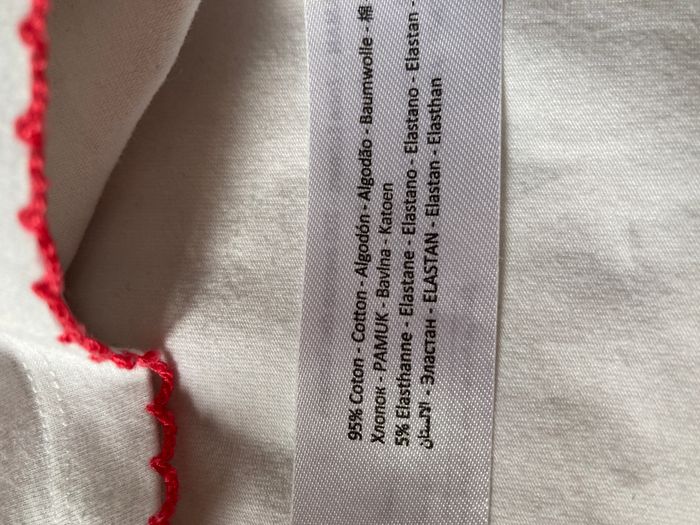 Tee-shirt avec vêtements en tissus taille 18 mois - photo numéro 5