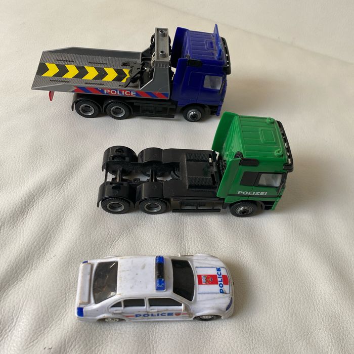 3 véhicules camions voiture à frictions police - photo numéro 5