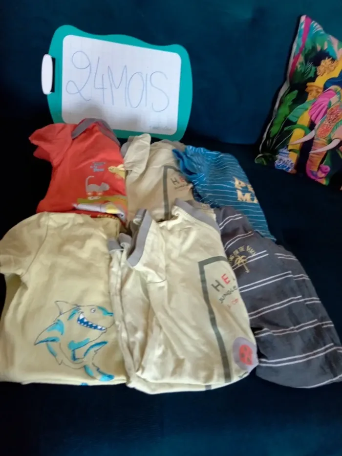 Lot de 6 combishorts 24mois