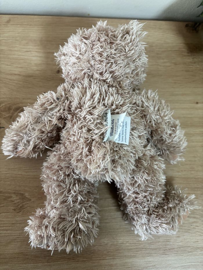 Doudou peluche ours beige marron les ours moulin roty - photo numéro 3