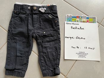 Pantalon garçon 12 mois