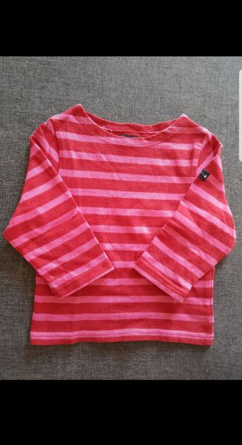 Tee-shirt manches longues fille 1 an