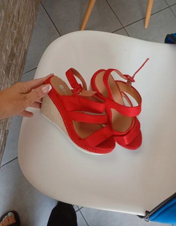 Sandale rouge 36