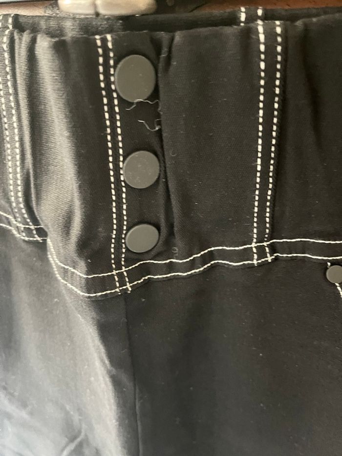 Lot en 2 leggings à boutons , noir