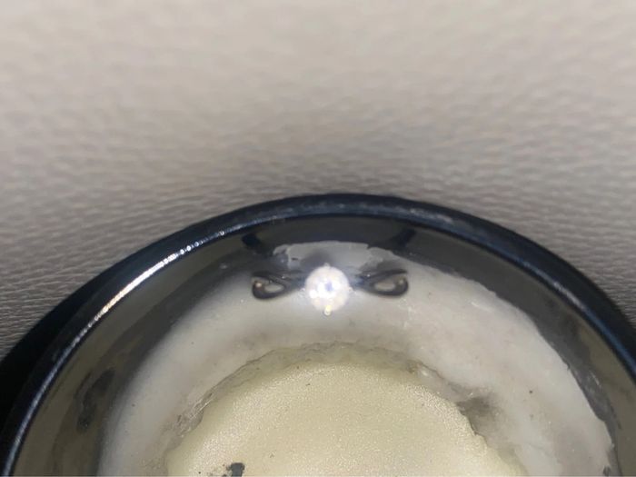 Bague en argent solitaire - photo numéro 4