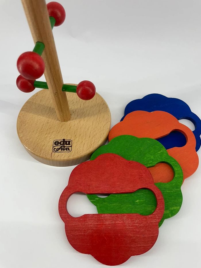 Lot montessori boulier, horloge et arbre à pétales en bois - Edu Fun - photo numéro 5