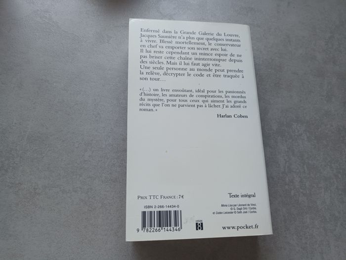 Livre Da Vinci Code - Dan Brown - photo numéro 2