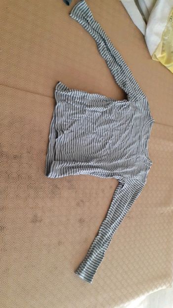 Haut manche longue rayé