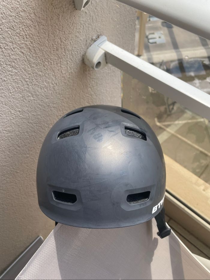 Casque de vélo noir taille s enfant - photo numéro 2