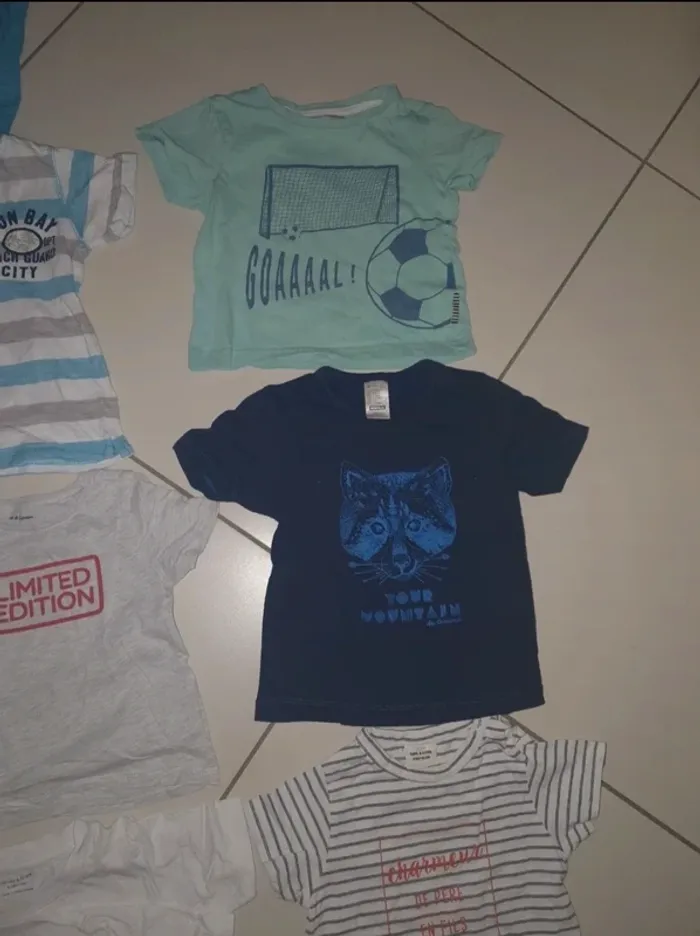 Tee-shirts manches courtes 23/24mois - photo numéro 6