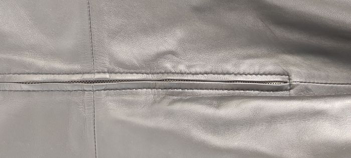 Robe trois trous coupe princesse Atelier R en cuir véritable - photo numéro 7