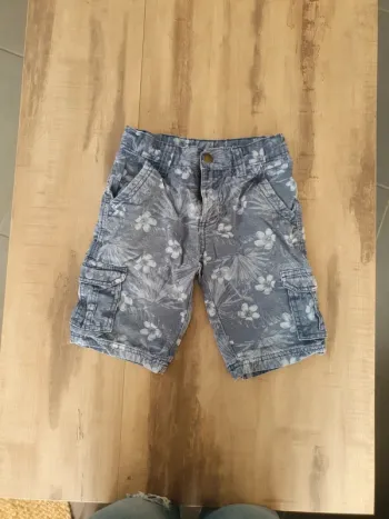 Short jeans fleuri été