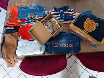 Lot vêtements garçon 12 mois