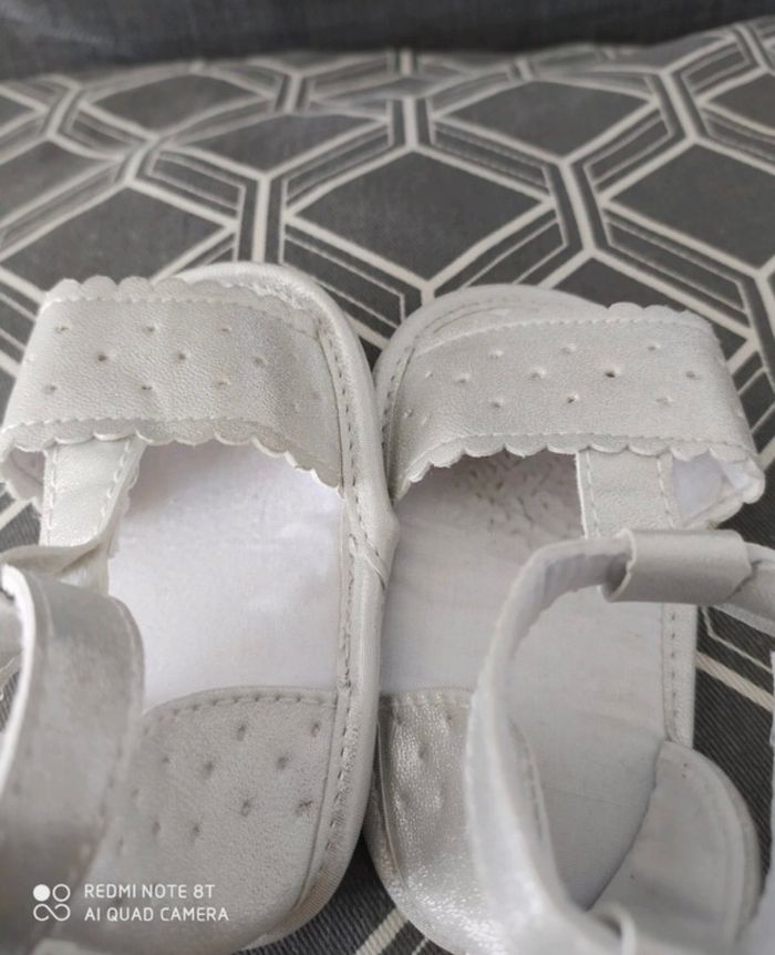 Sandales souples d’été argenté Orchestra pointure 18 - photo numéro 4