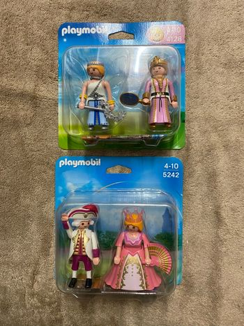 Lot duos Playmobil princesse / comtesse neufs