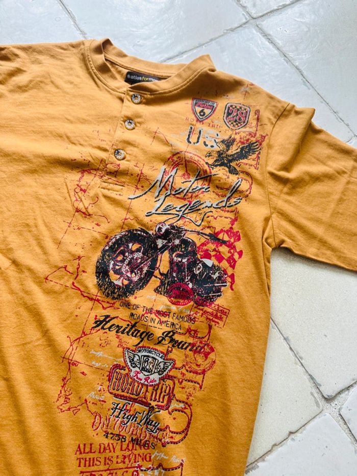 T-shirt orange manches courtes - photo numéro 2