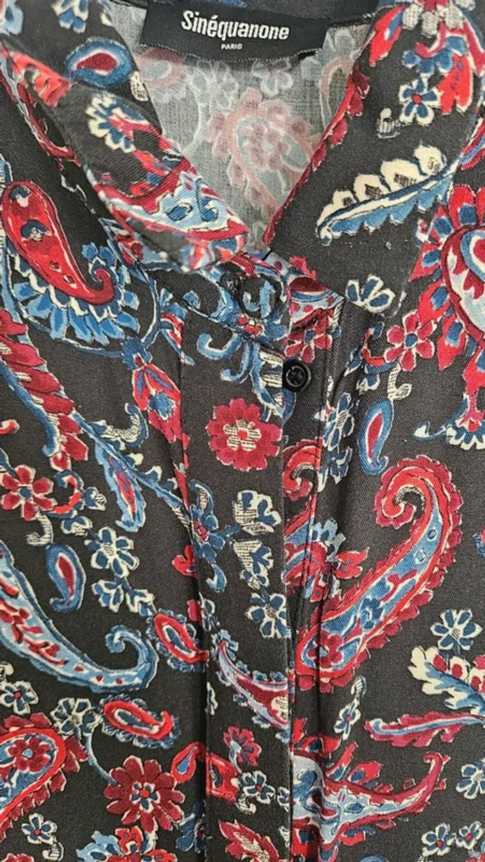 Robe longue col chemise, taille 38 Sinequanone - photo numéro 2