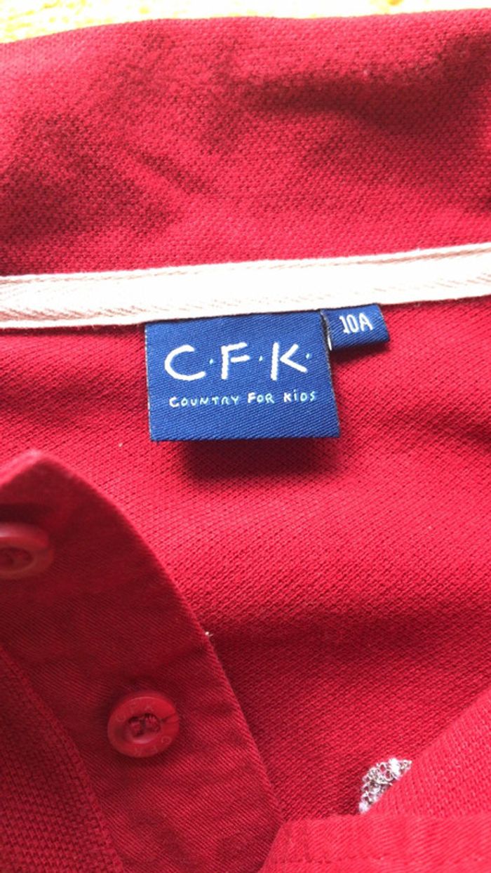 CFK polo manche longue taille 10 ans - photo numéro 7
