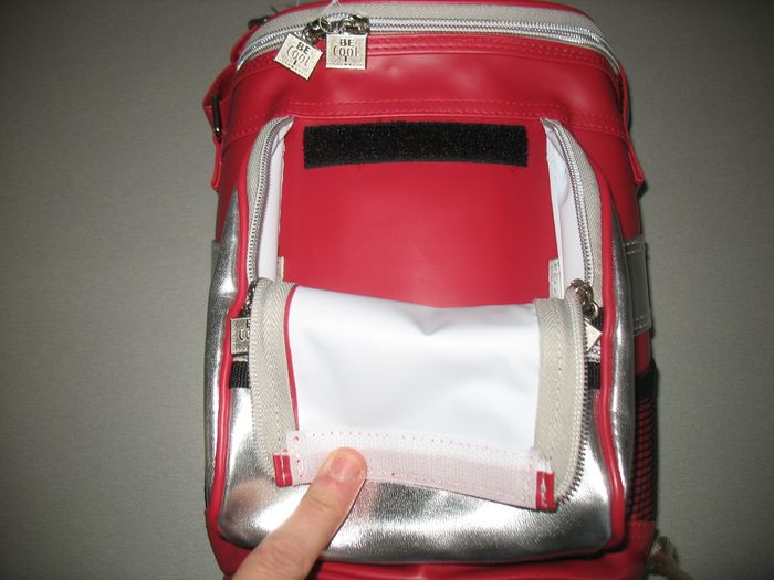 SAC ISOTHERME BORDEAUX ET ARGENT "BE COOL" - NEUF - n°11 - photo numéro 6