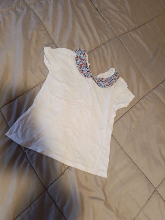 T-shirt col claudine taille 3 ans - photo numéro 2