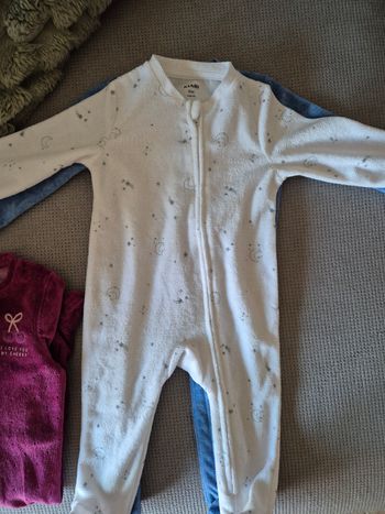 Pyjama Velours Blanc - NEUF