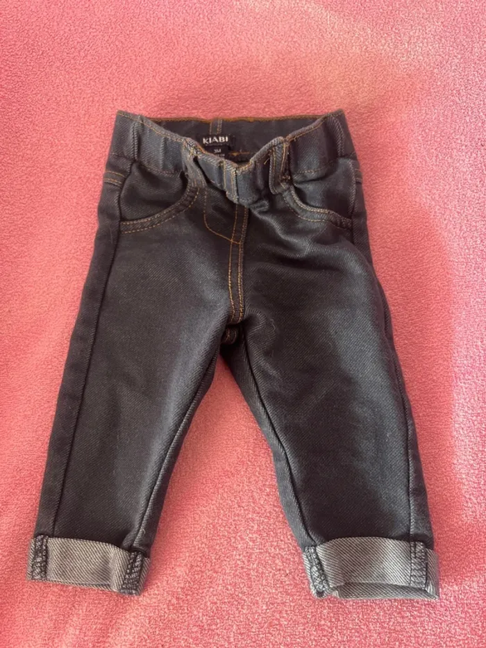 Lot de 5 pantalons taille 3 mois - photo numéro 2